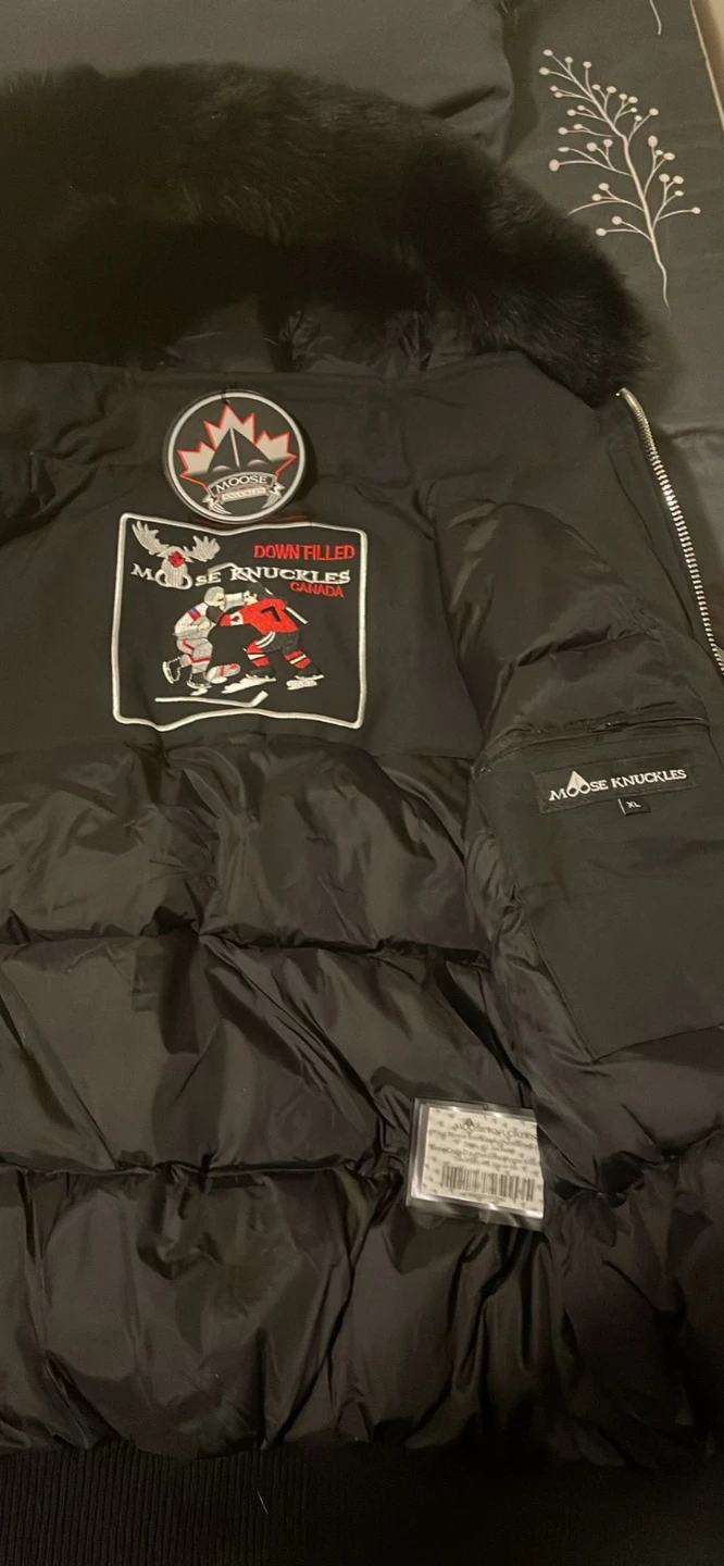 **NEGOTIABLE** Moose Knuckles Down Filled Bomber Jacket - photo 4