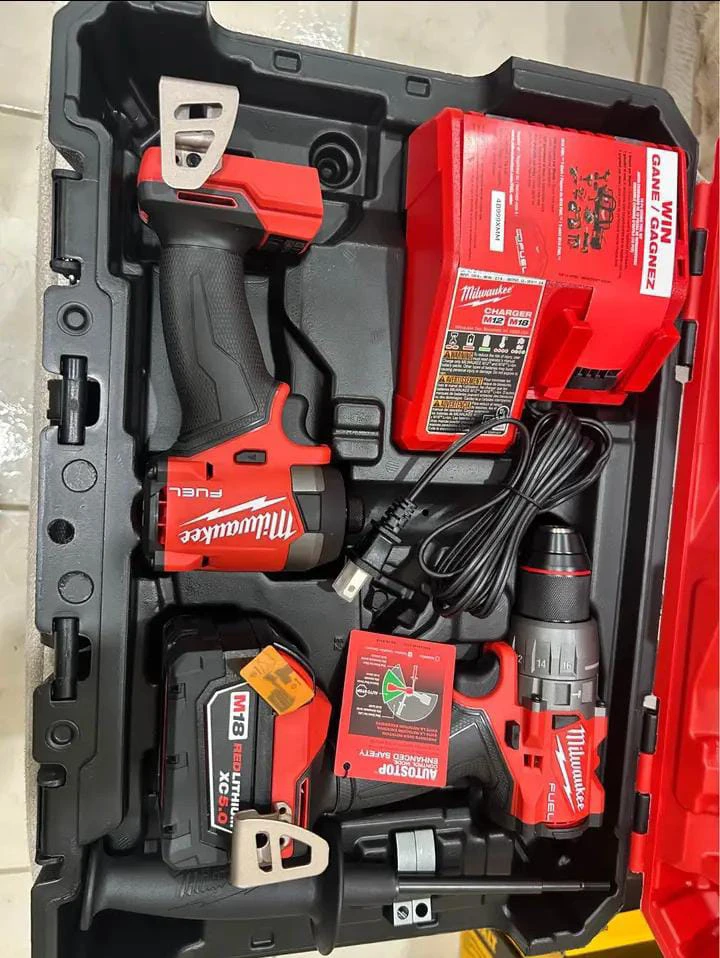 Milwaukee M18 FUEL cordless power tool set. - photo 2