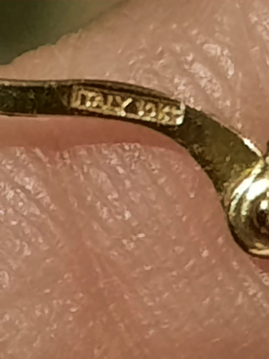SOLID 10K Yellow Gold Twisted Hoop Earrings - Italy - photo 4