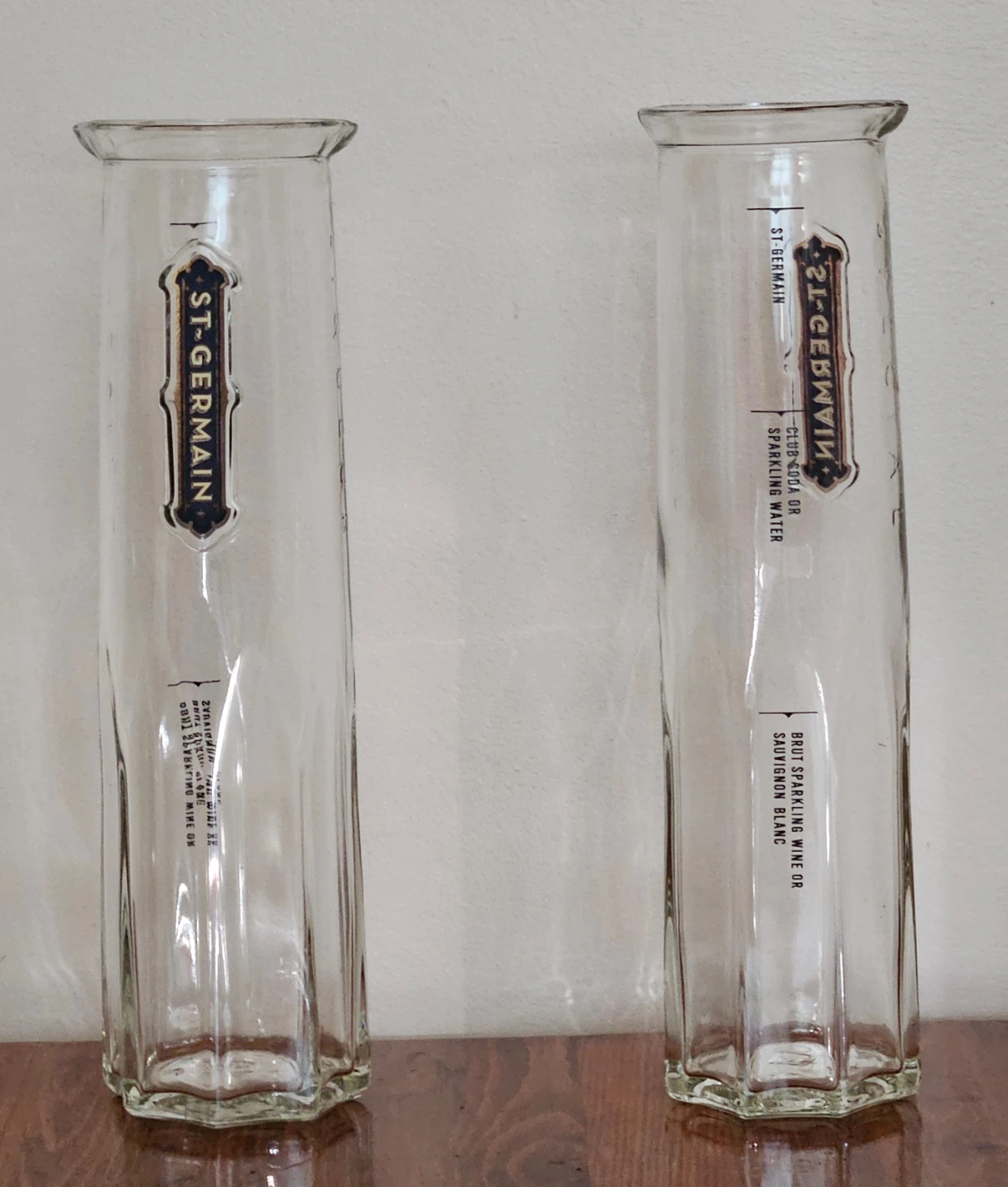 ST-GERMAIN Clear Glass Bottles (Set of 2) - photo 2