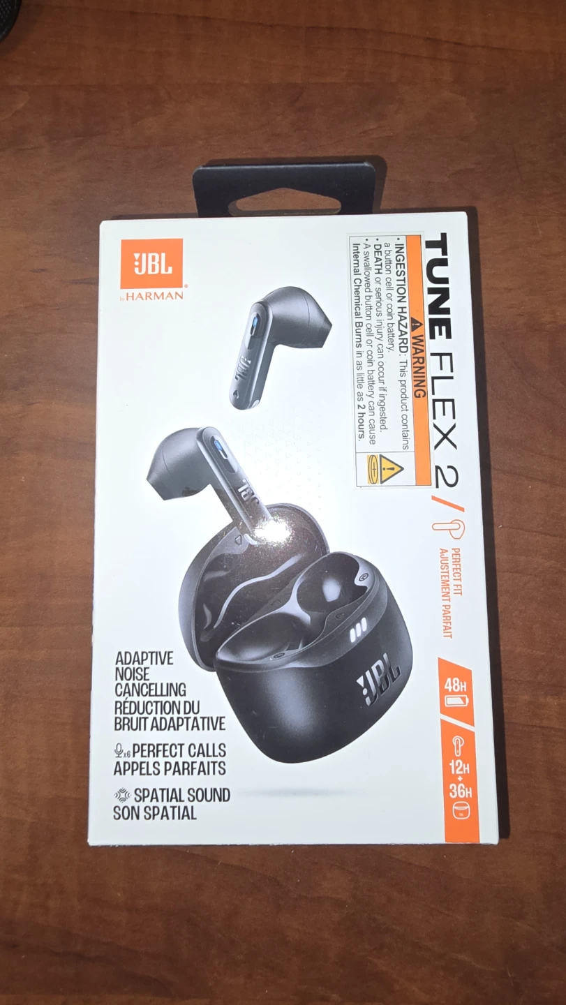 JBL Tune Flex 2 Wireless Earbuds with Noise Cancelling