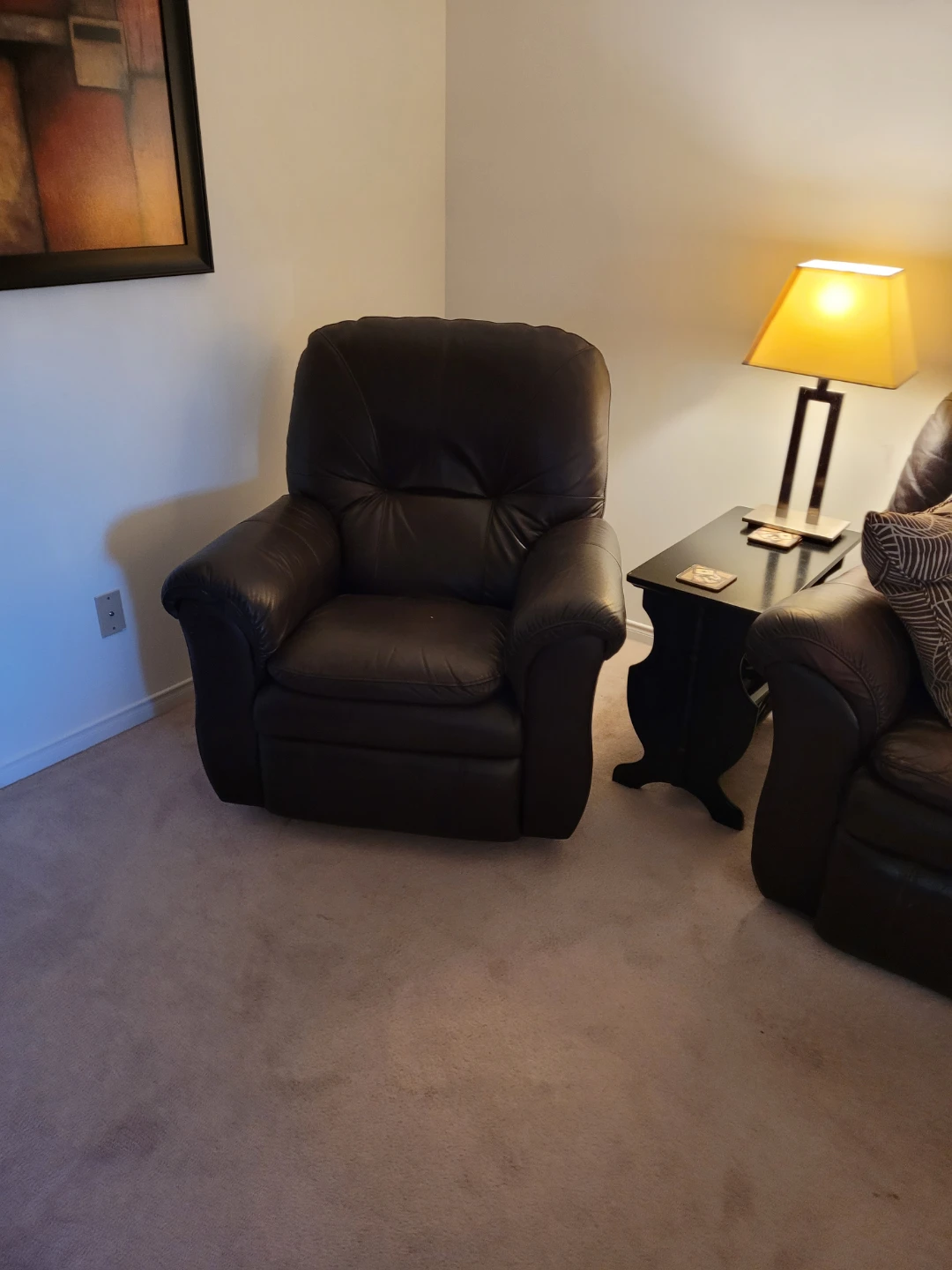 Lazy Boy Leather Recliner Set - Available August 20th
