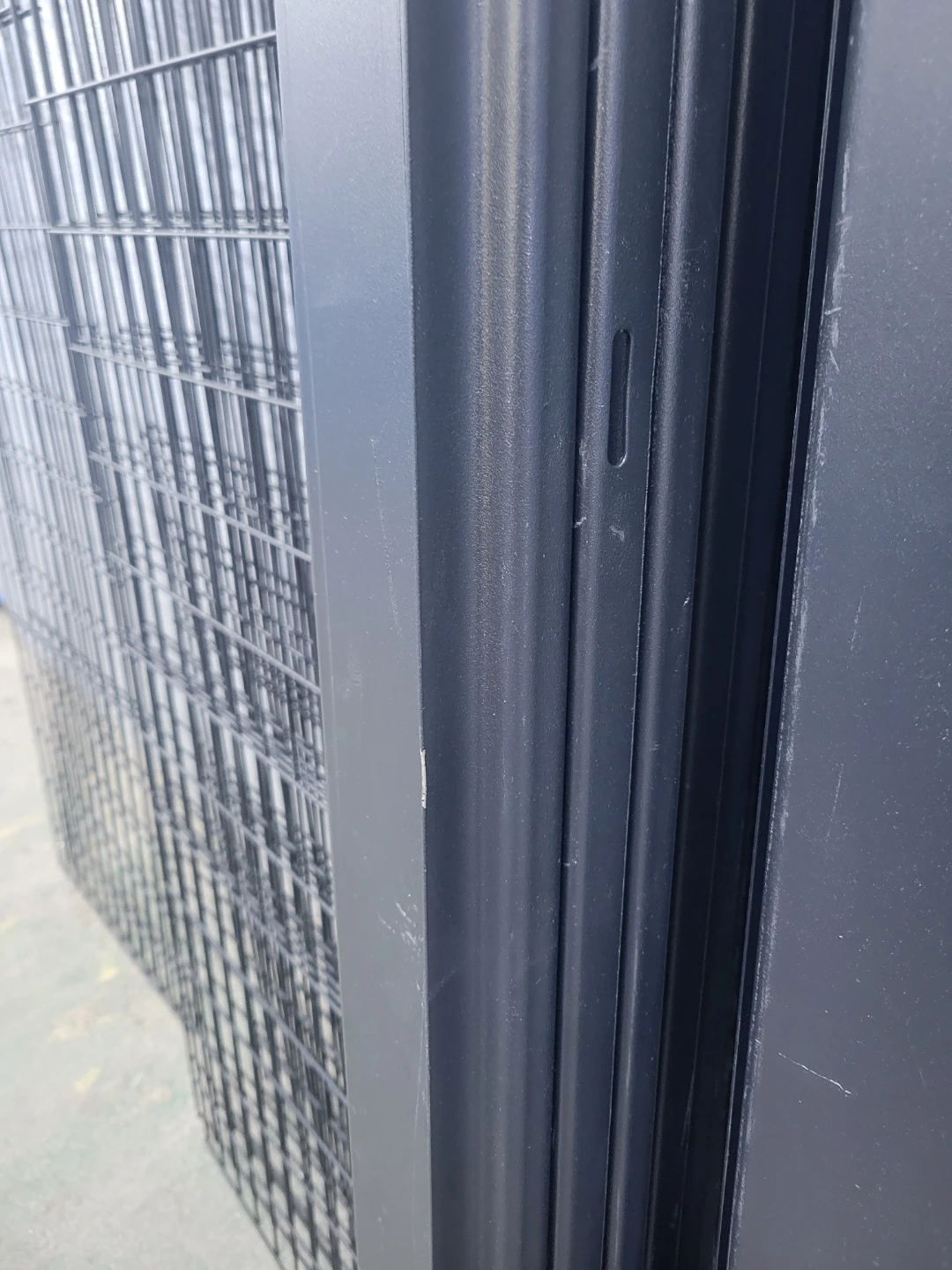 Black Metal Grid Panels and Support Beams - photo 4