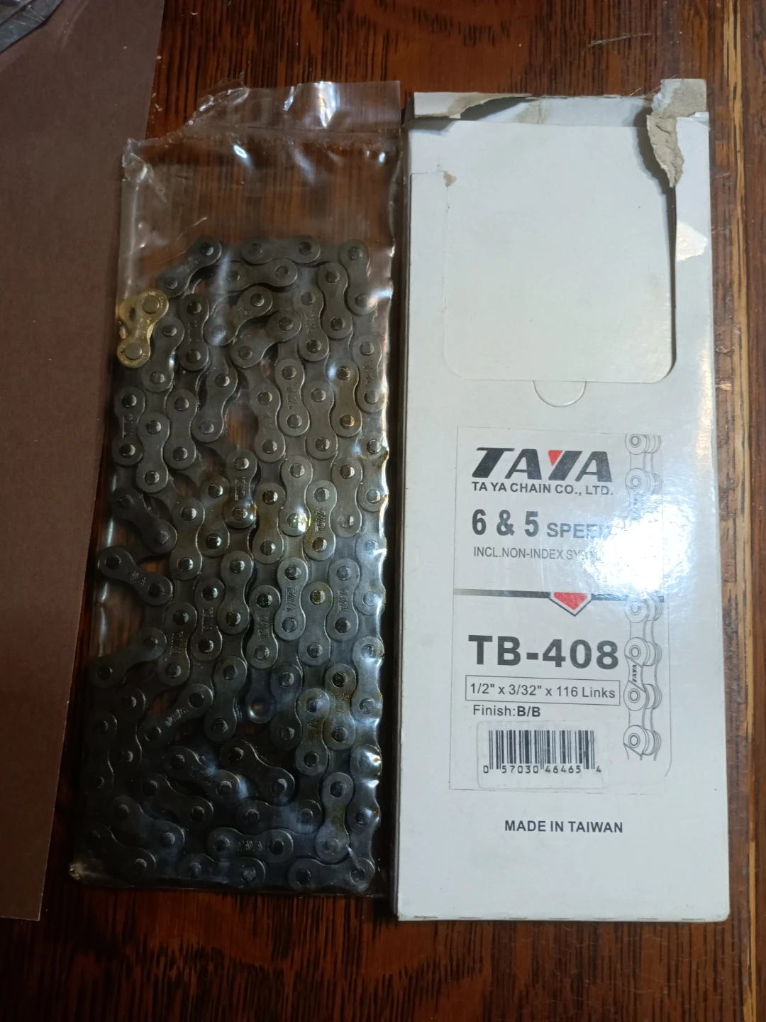 Taya TB-408 Bicycle Chain 6 & 5 Speed - photo 3