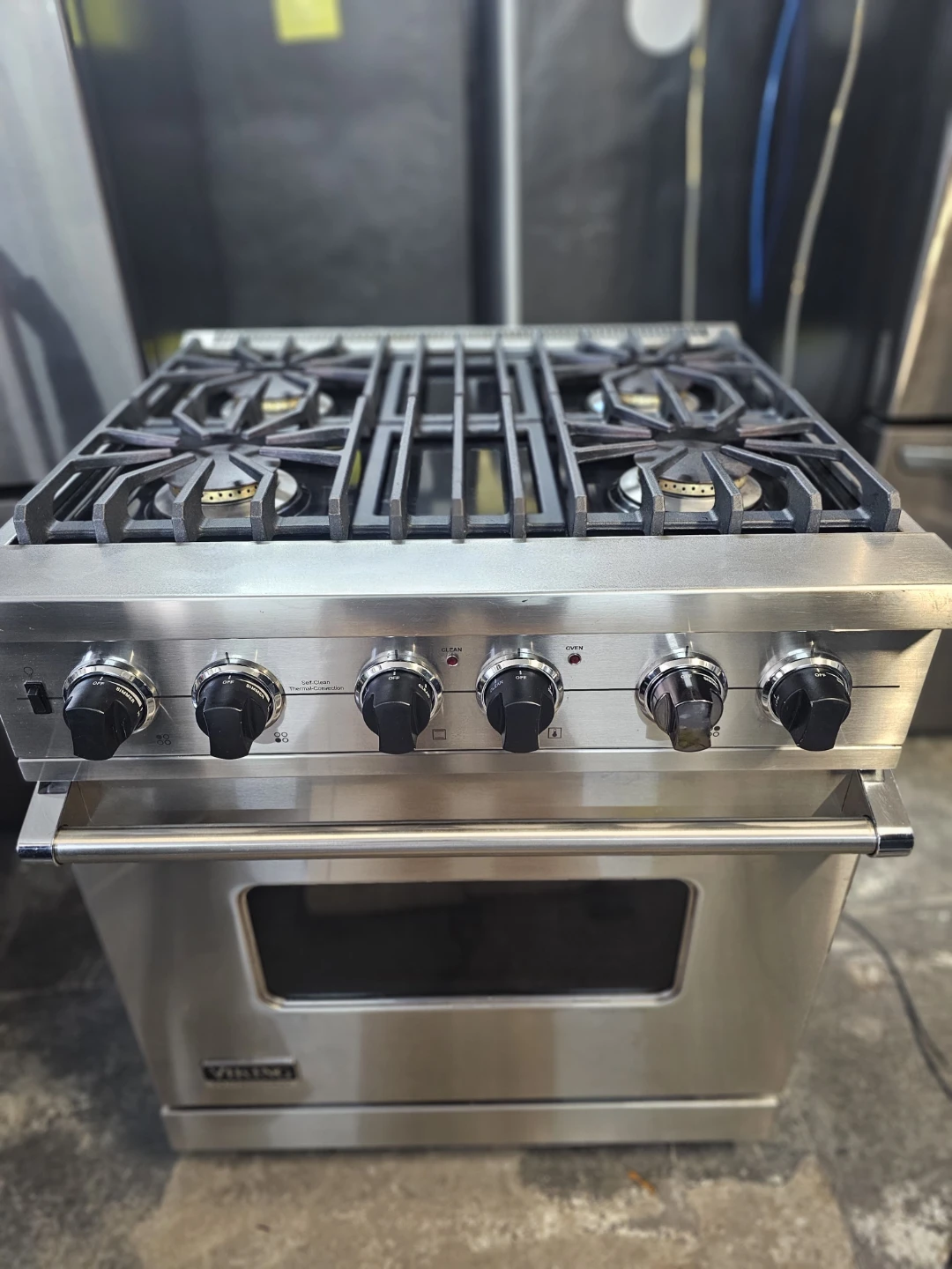 Viking Stainless Steel 30 Inch Gas Range