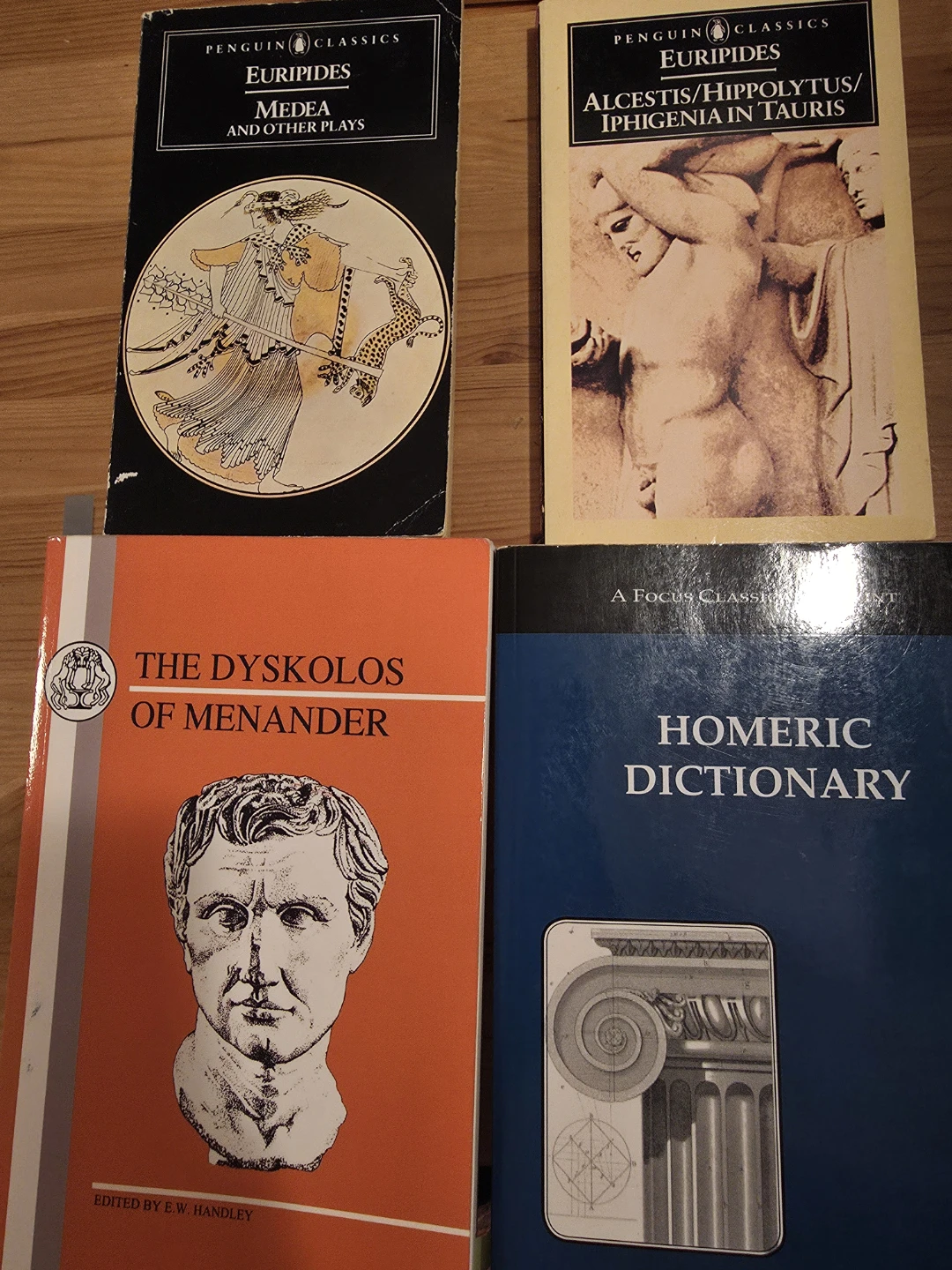 Penguin Classics Greek Tragedies & Homeric Dictionary Books