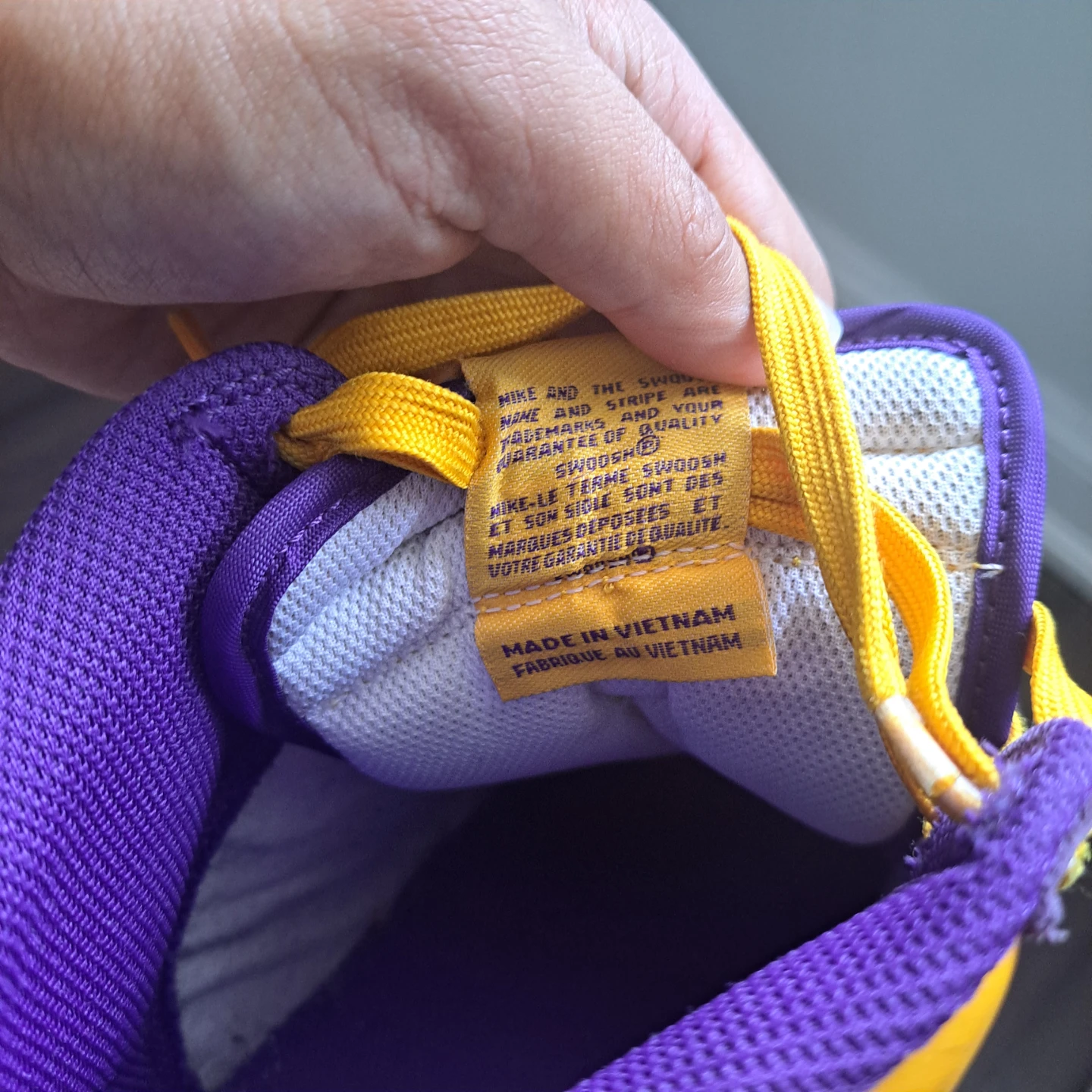 Nike Dunk High Lakers - photo 5