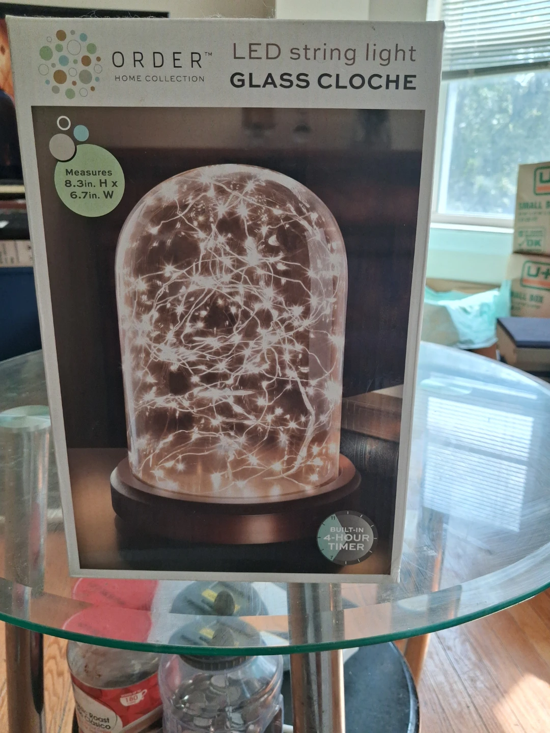 ORDER Home Collection LED Glass Cloche String Light