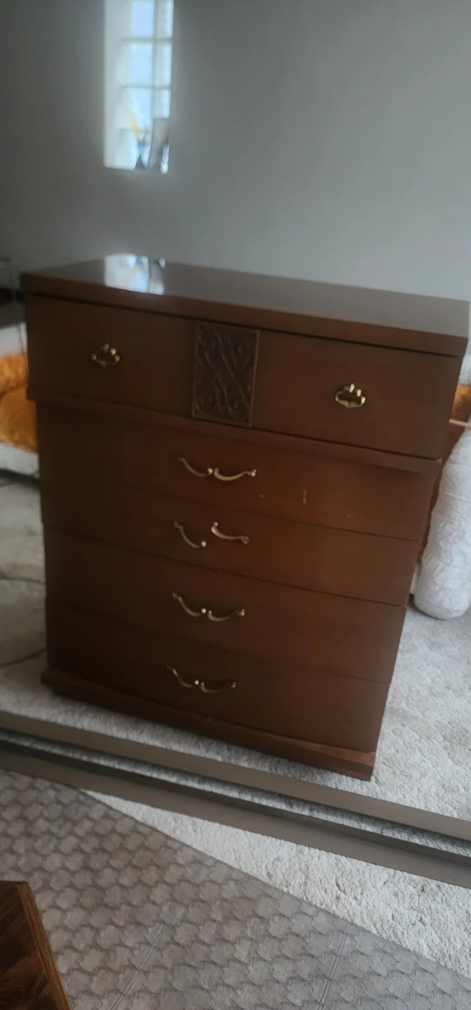 Vintage Wooden Full Size Bedroom Set