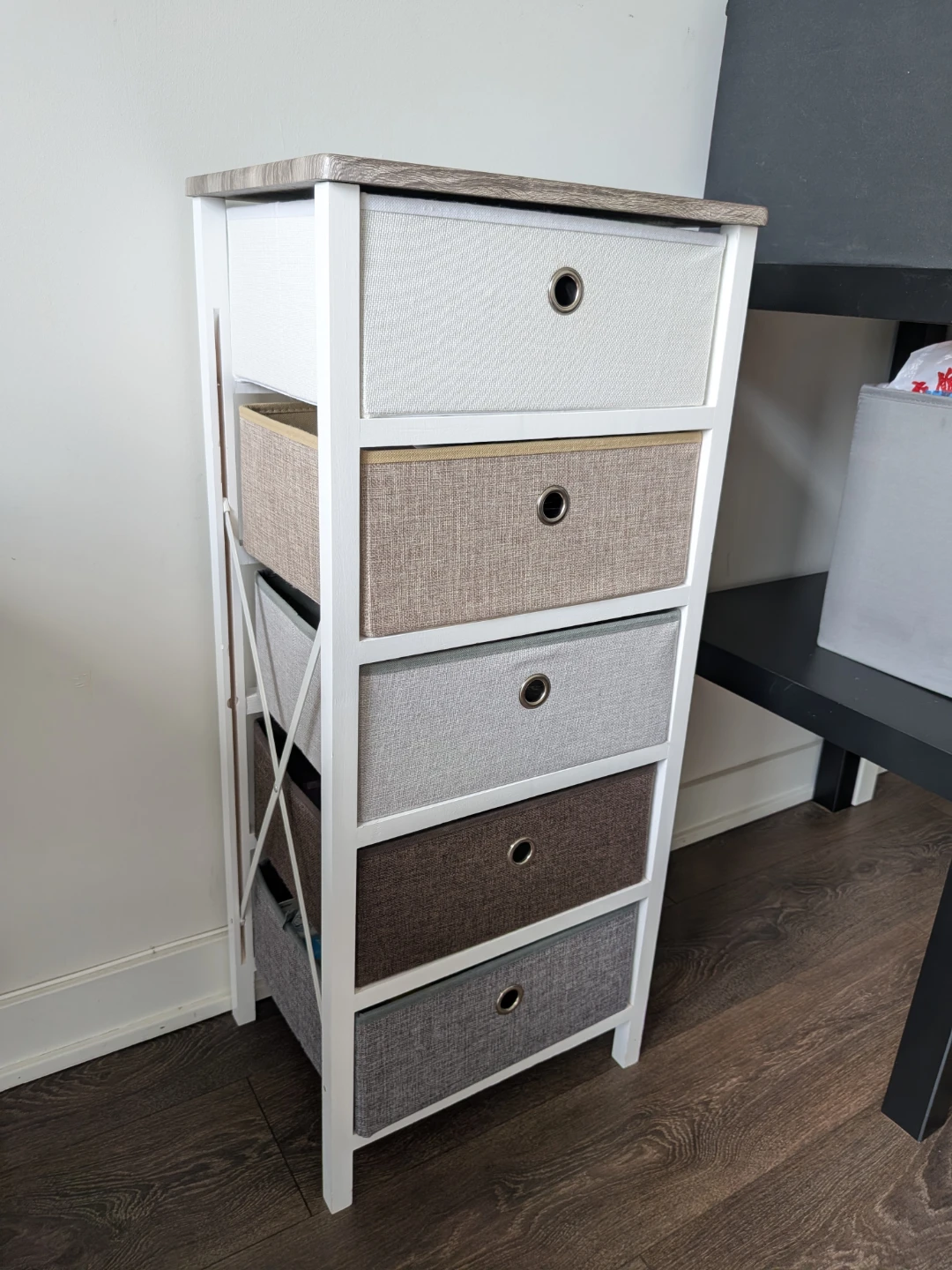 5-Drawer Fabric Storage Tower (Moving Clearing Out!!!) - photo 2