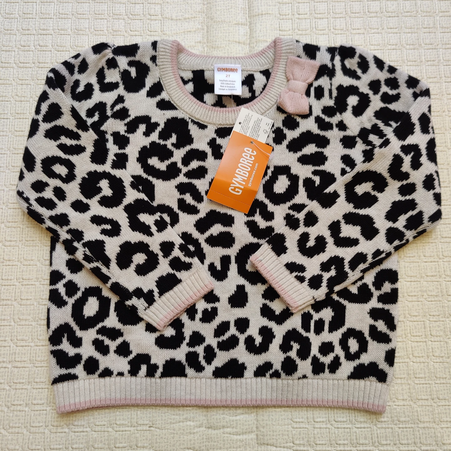 New 2T Gymboree Leopard Print Sweater