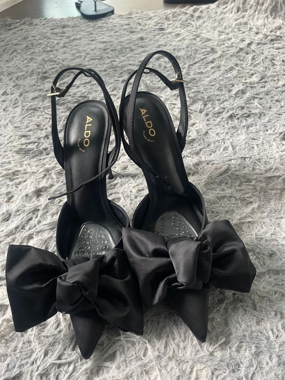 ALDO Black Bow Heels
