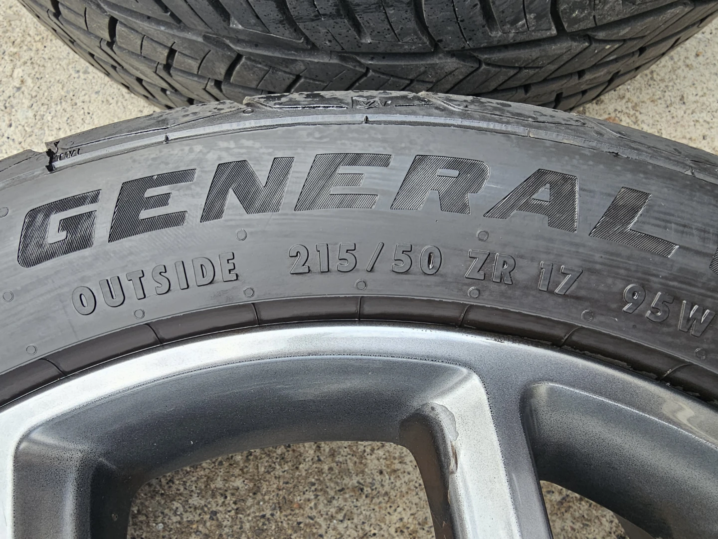 FORD FOCUS O.E.M RIMS AND ALL SEASON TIRES 215/50 R17 - photo 5