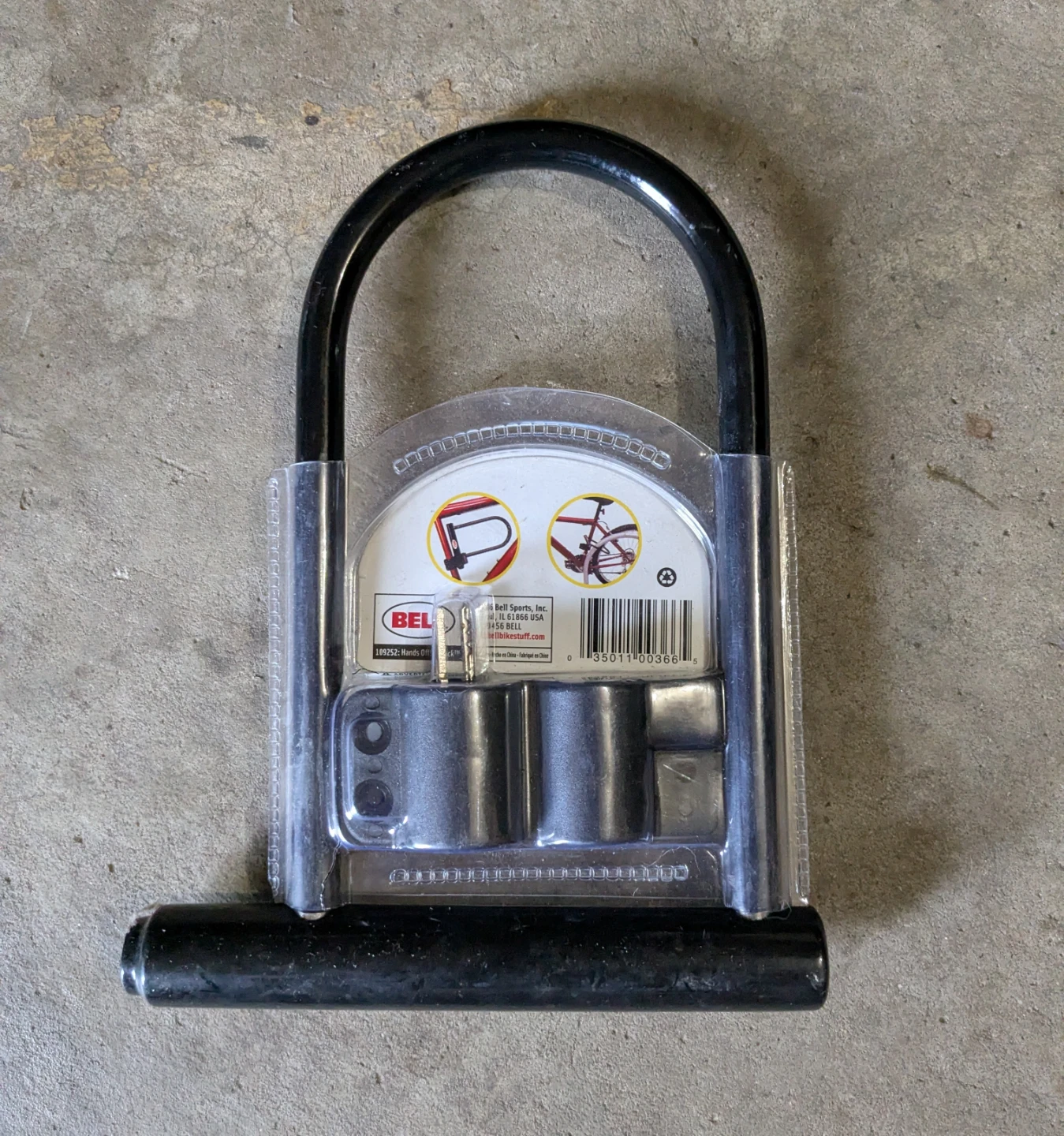 Bell Hands Off! U-Lock with Bracket new - photo 2