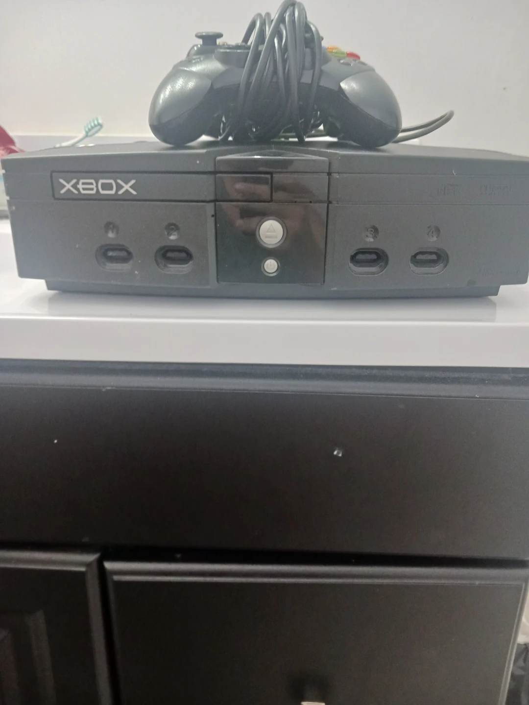 Original Xbox Console with Two Controllers and Driver 3 Game - photo 2