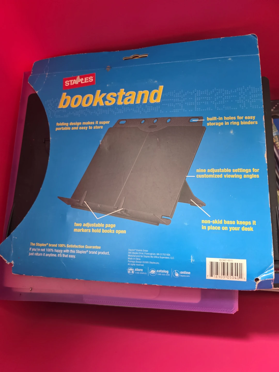 Staples Bookstand