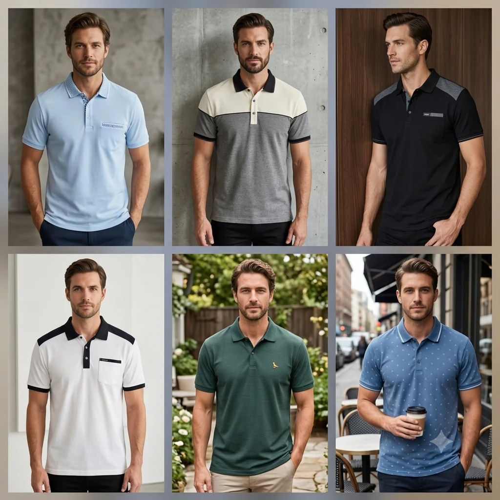 Mens polo shirts size M