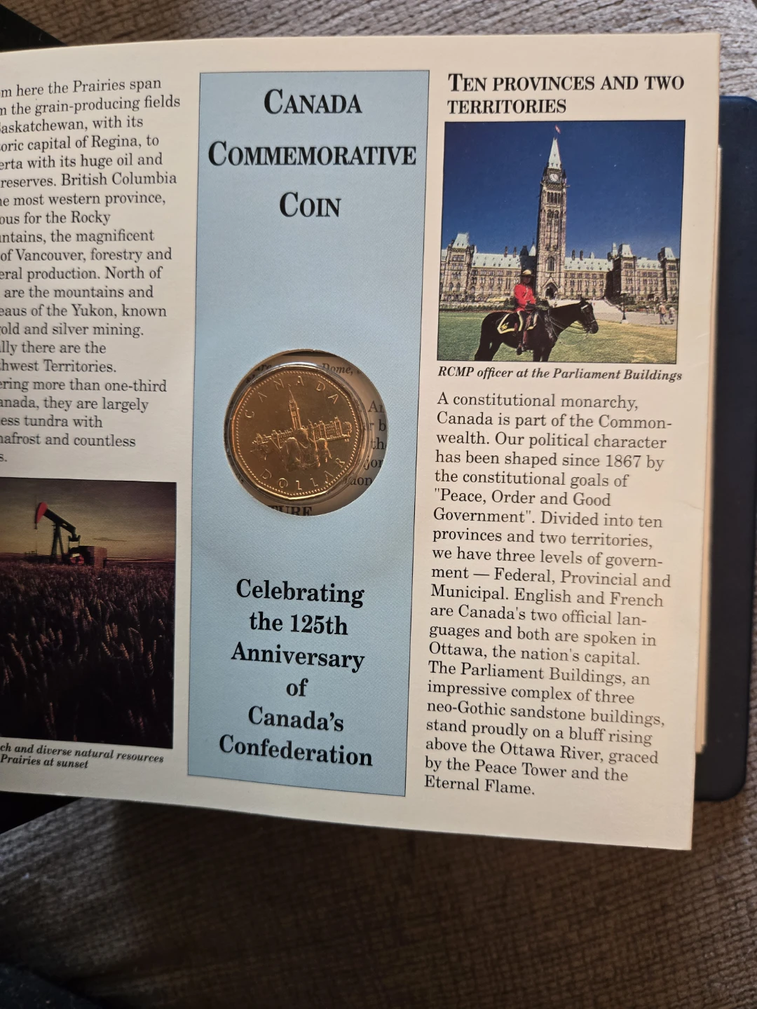 1992 CANADA LOONIE AND QUARTER BOOK SET - photo 3