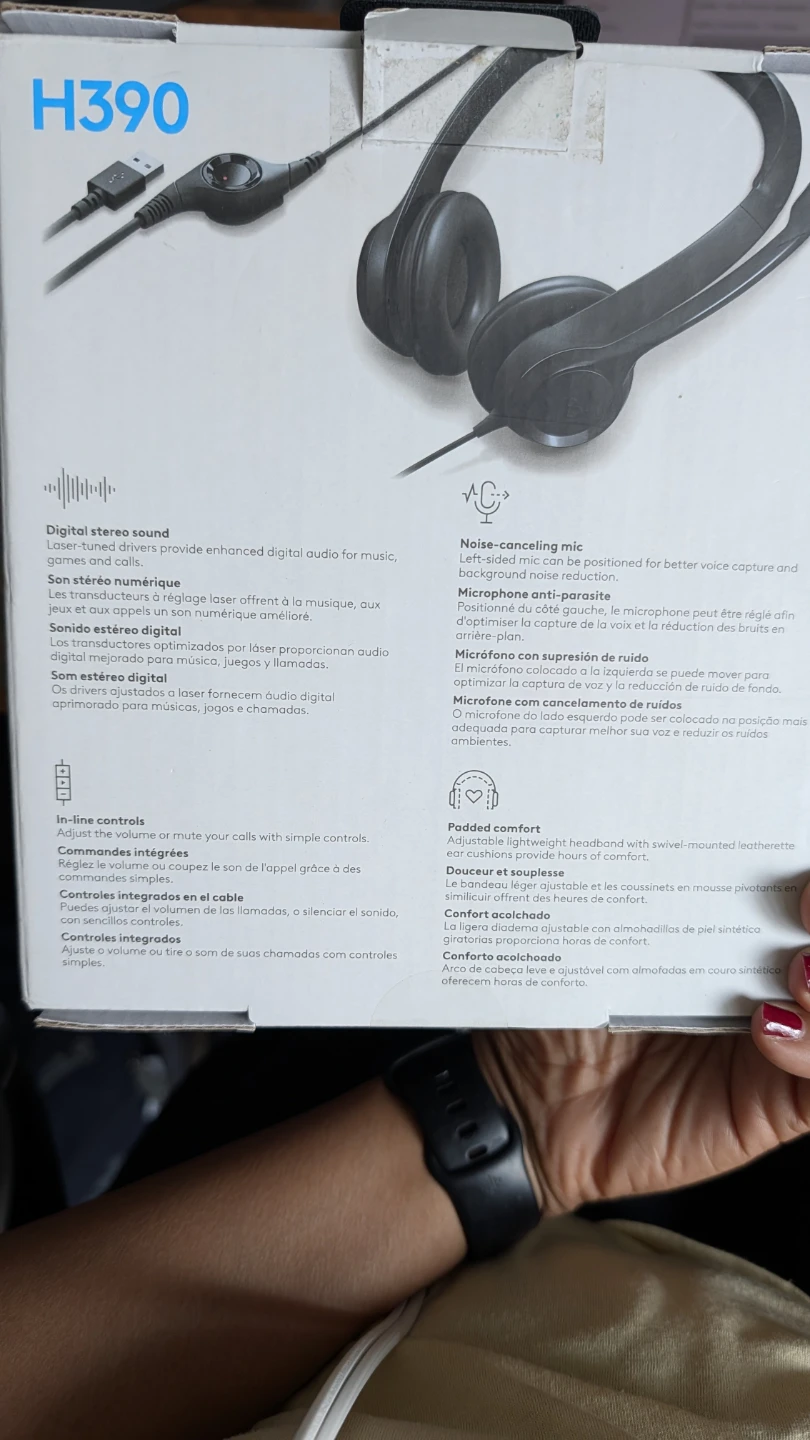 Logitech H390 USB Computer Headset - photo 2