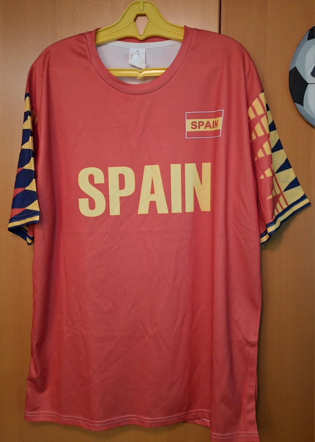 Spain Soccer Jersey - Red - XL