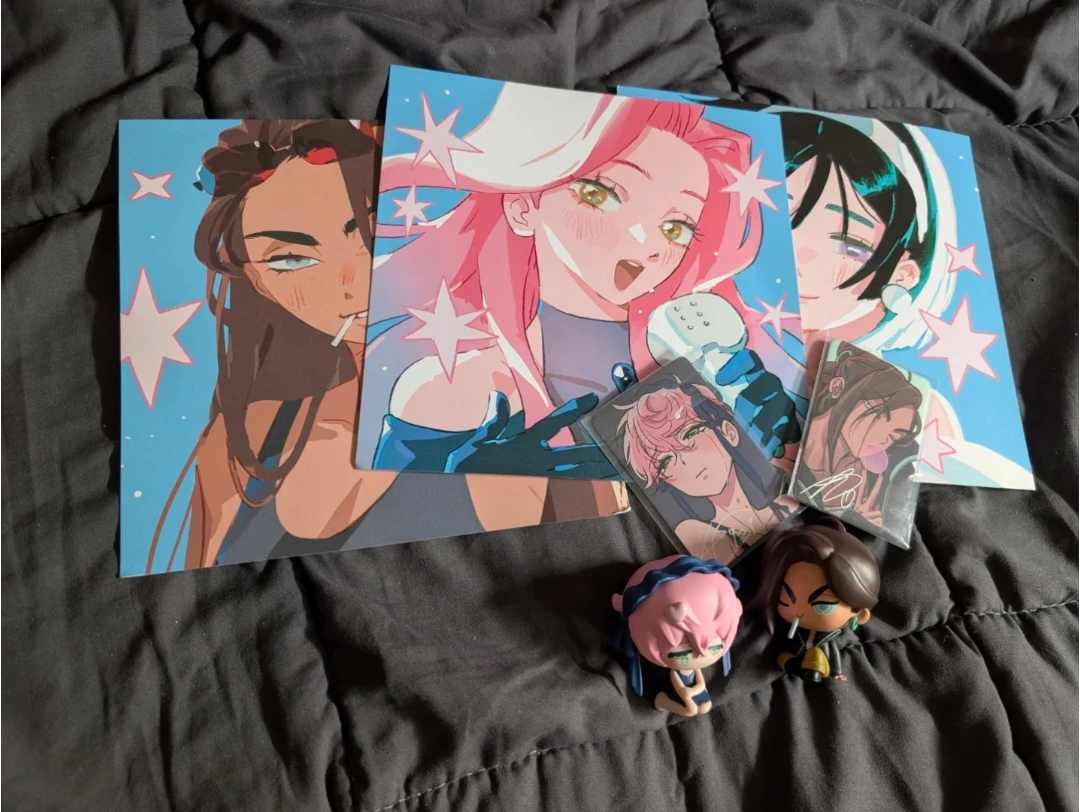 Anime Art Print and Figure Set - Alien Stage (Alnst)