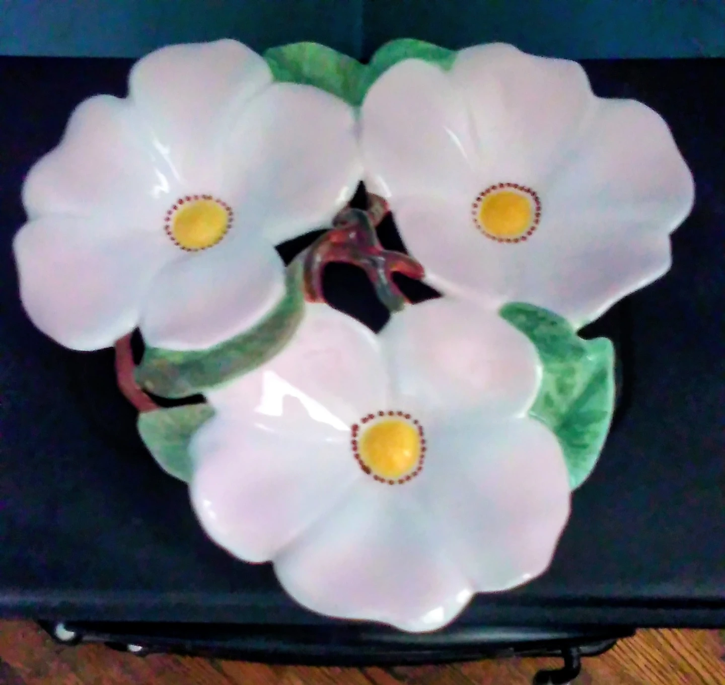 Majolica. French vintage platter.  Excellent condition.