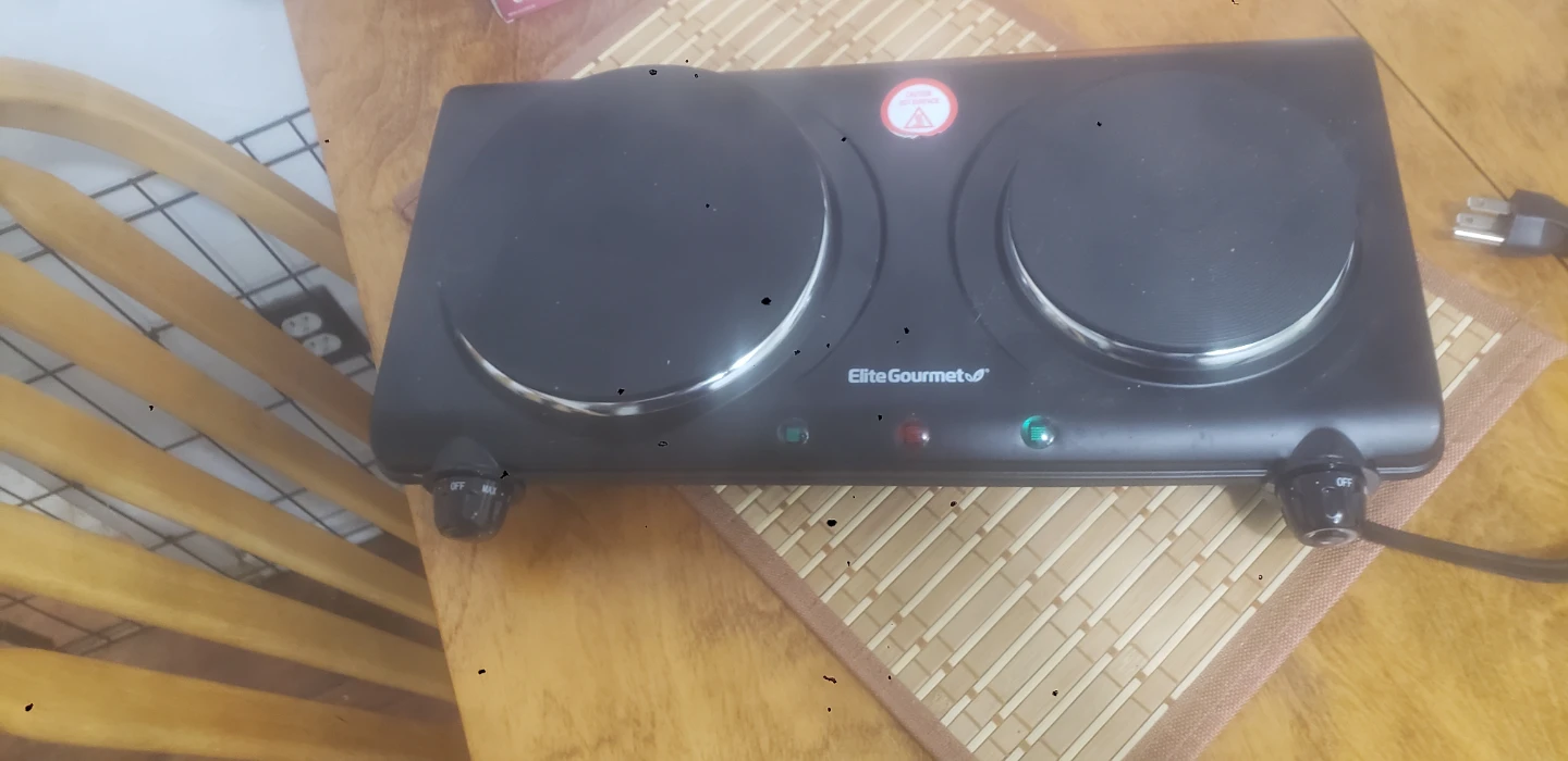 Elite Gourmet Double Burner Hot Plate - photo 2