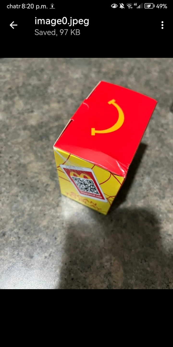 DAMAGED McDonalds Canada Spider-Man Brand New Day Happy Meal Toy