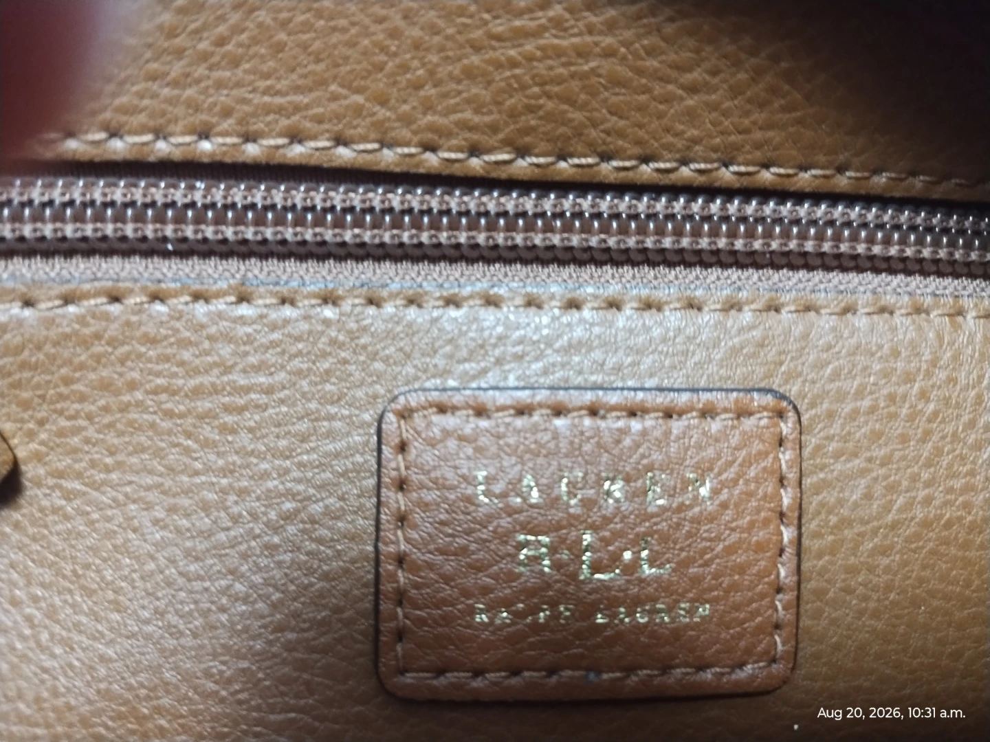 Ralph Lauren RLL Brown Women's Handbag - photo 5