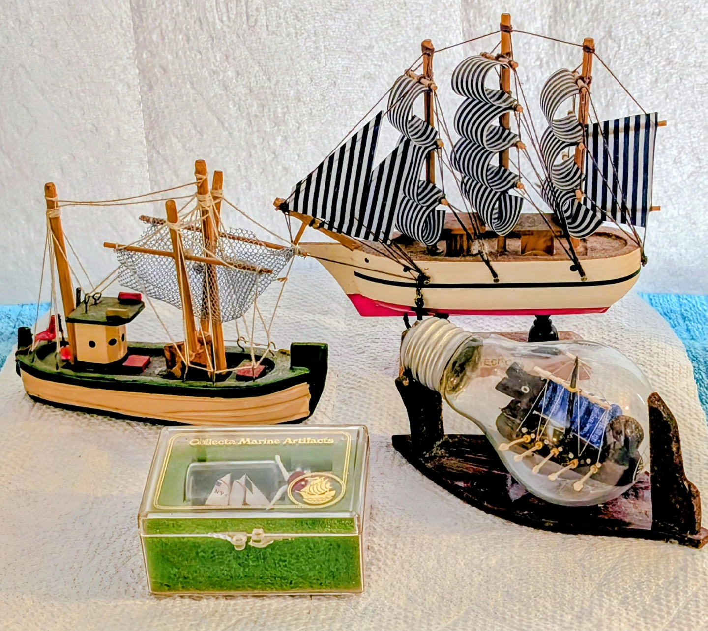 Vintage Collection of Model Sailing Ships