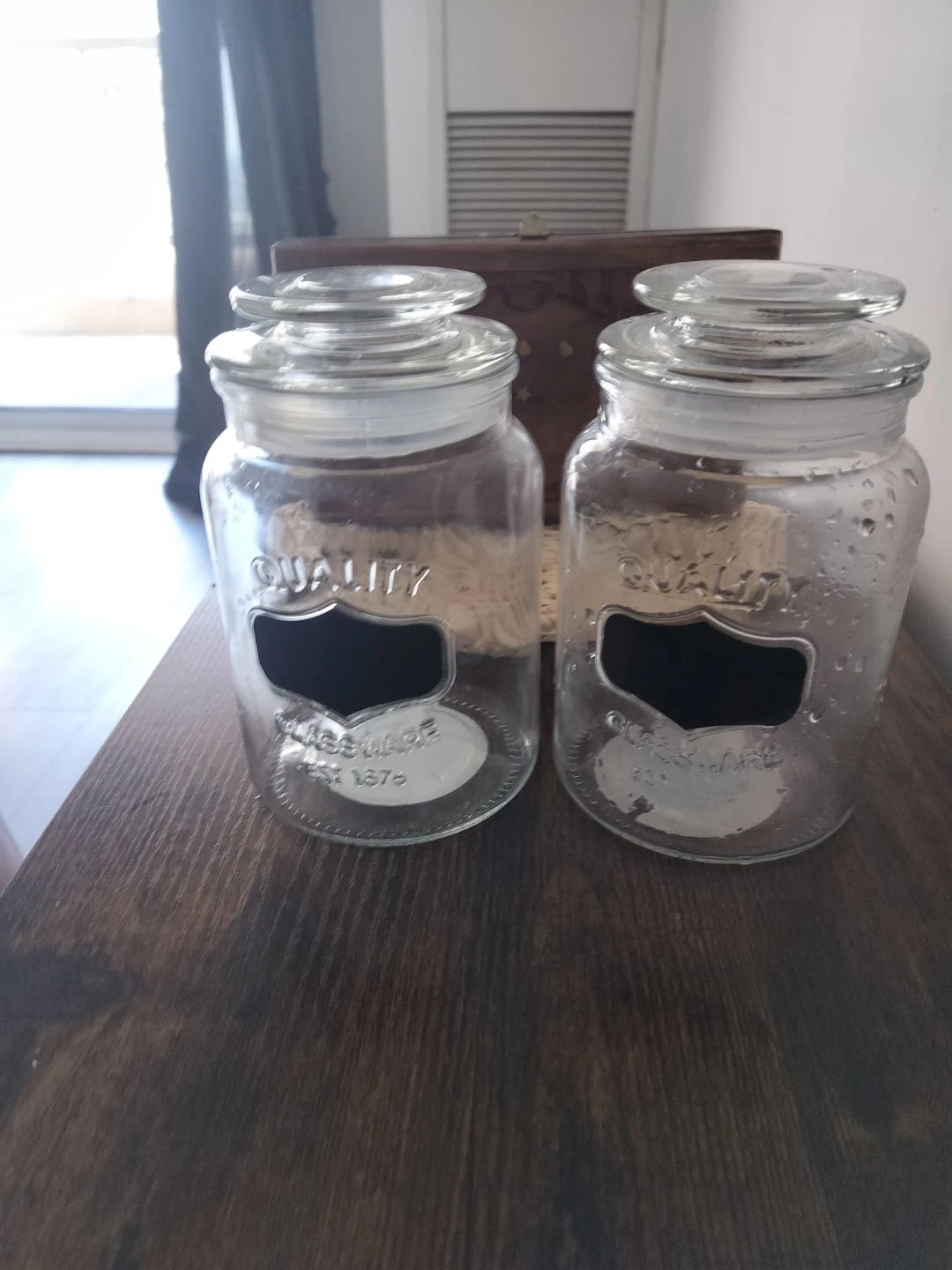 Glass Storage Jars with Lids - photo 2