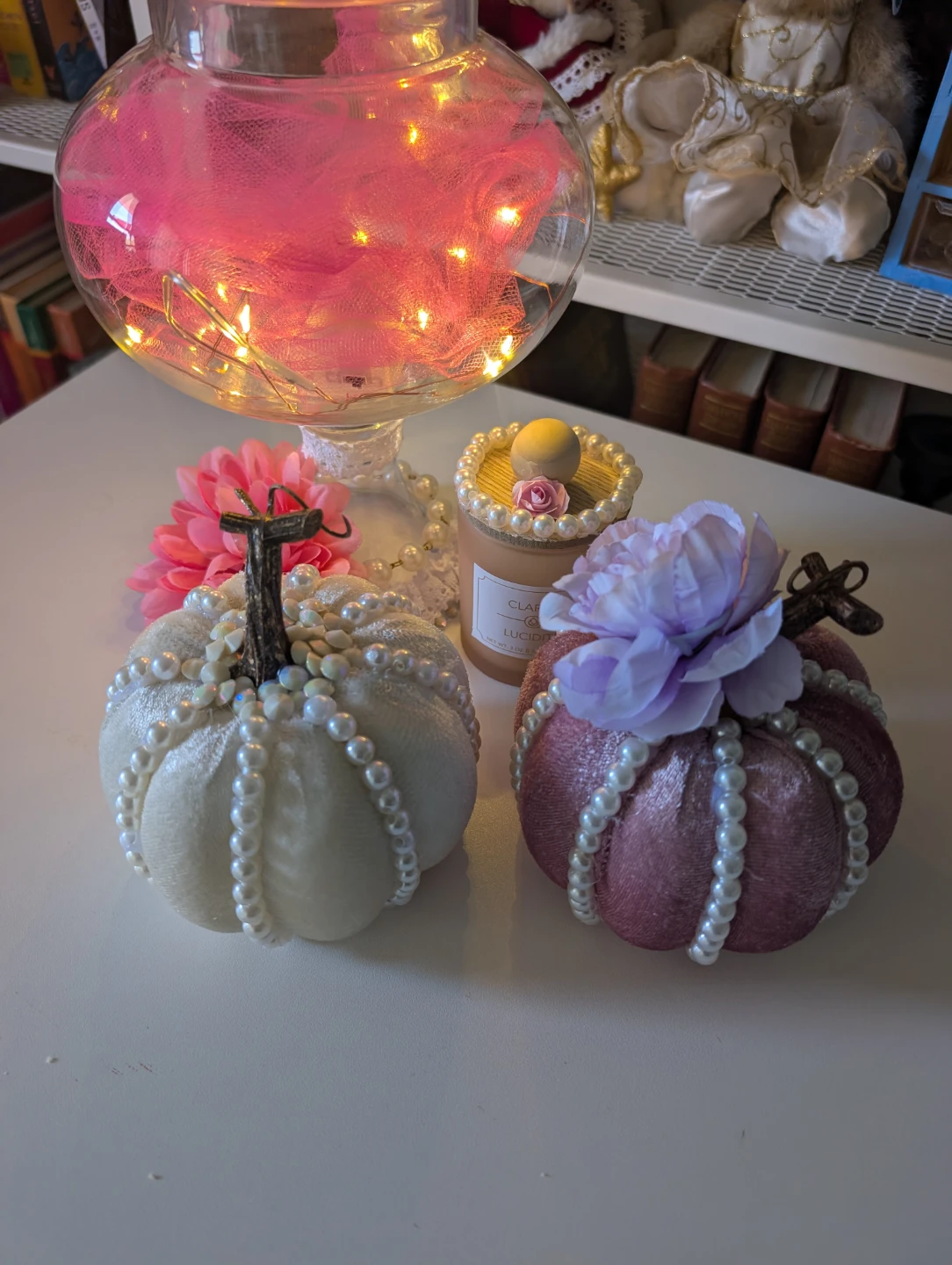 Decorated Pumpkins (Set of 2)