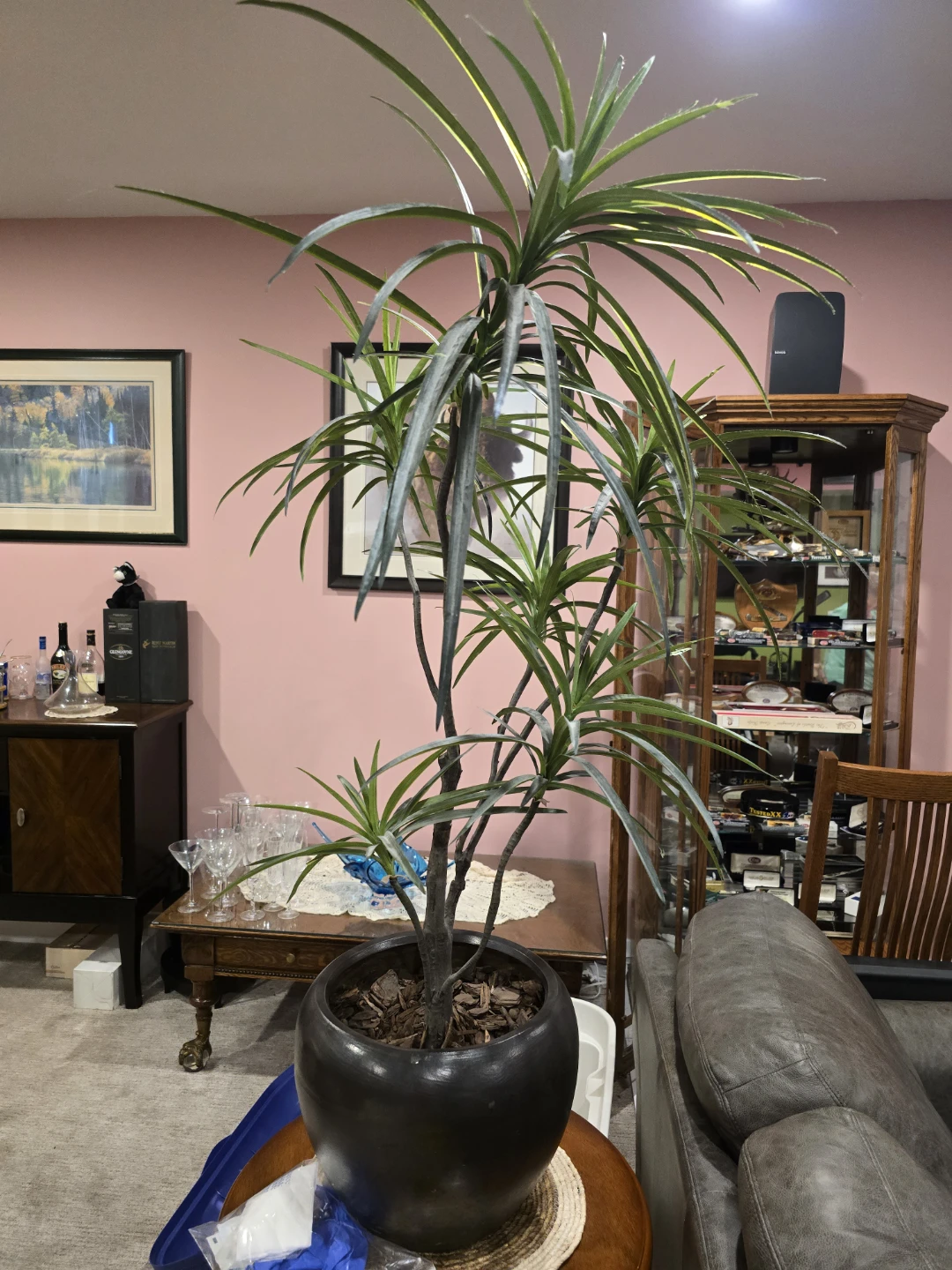Large faux Potted Plant
