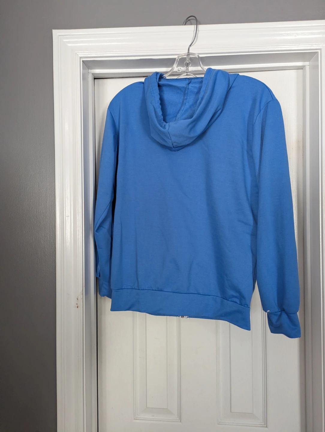 Blue Zip-Up Hoodie