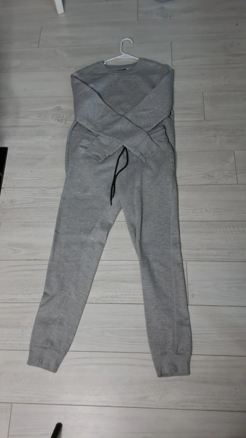Grey Sweat Suit Set