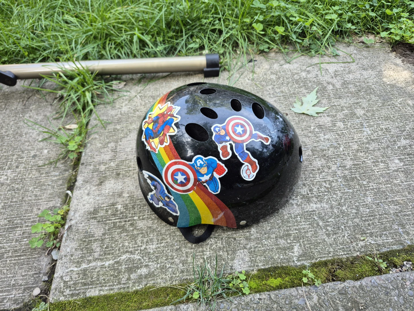 Triple Eight Kids Bike Helmet - Black/Superhero - photo 2