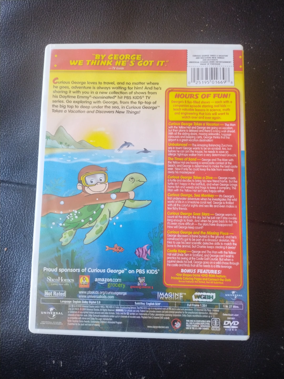 Curious George Takes a Vacation DVD