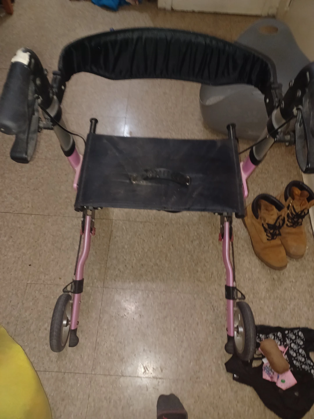 Pink Rollator Walker with Seat - photo 4