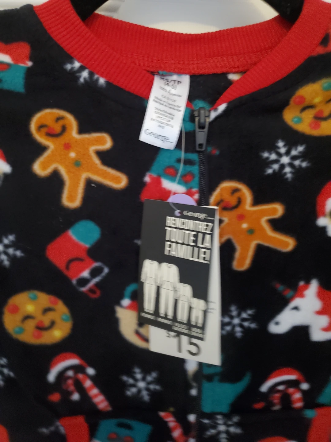 George One-Piece Christmas Pajamas ...New - photo 3