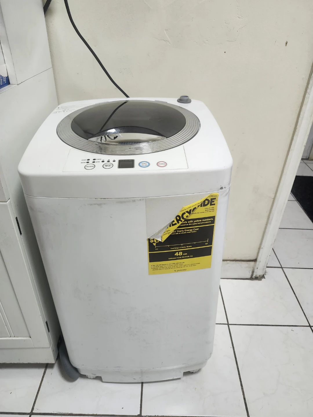 White Portable Washing Machine - photo 2
