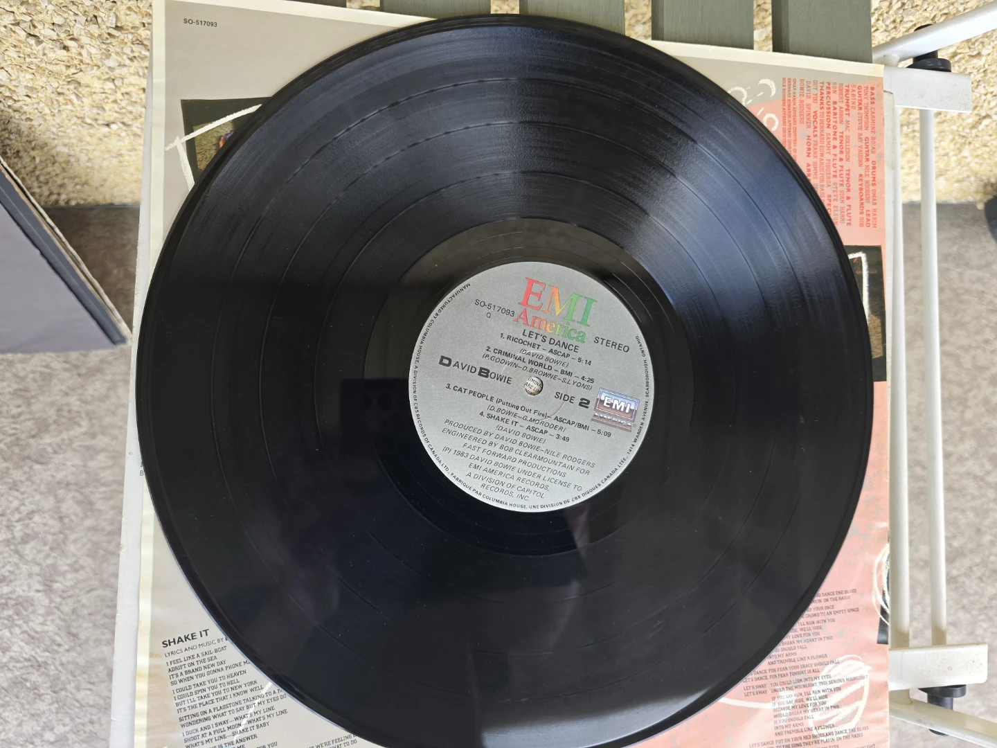 David Bowie - Let's Dance -Vinyl album. - photo 5