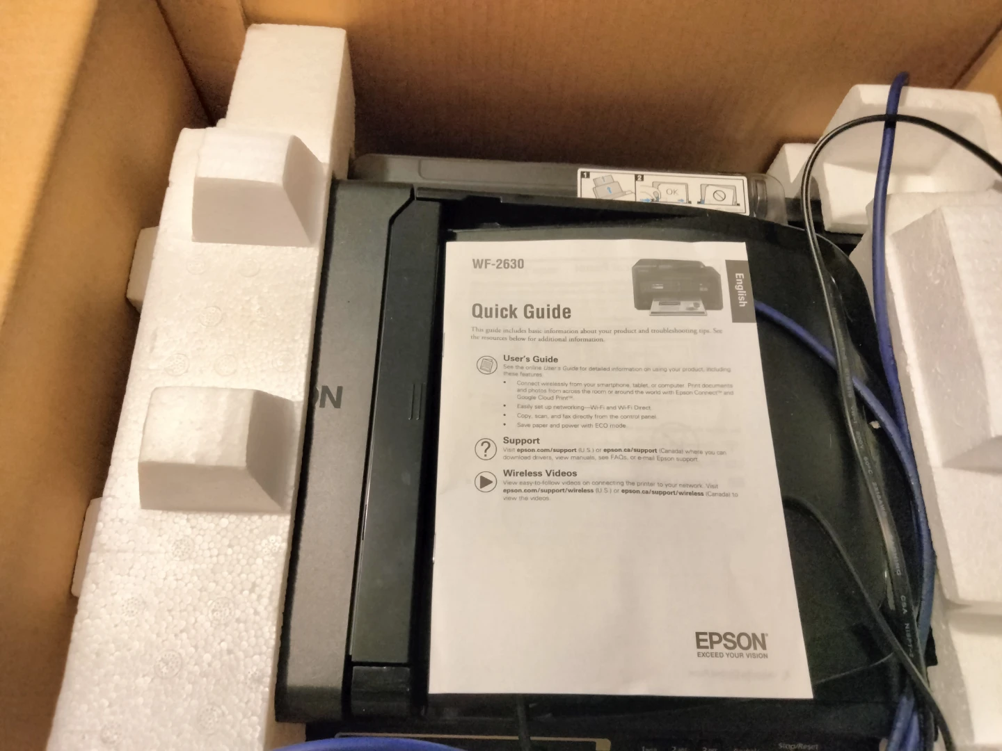 Epson WorkForce WF-2630 Wireless All-in-One Printer - photo 3