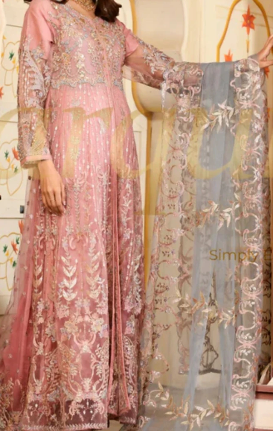 Women's Pink Eastern Ready to Wear 3-Piece Outfit - photo 2