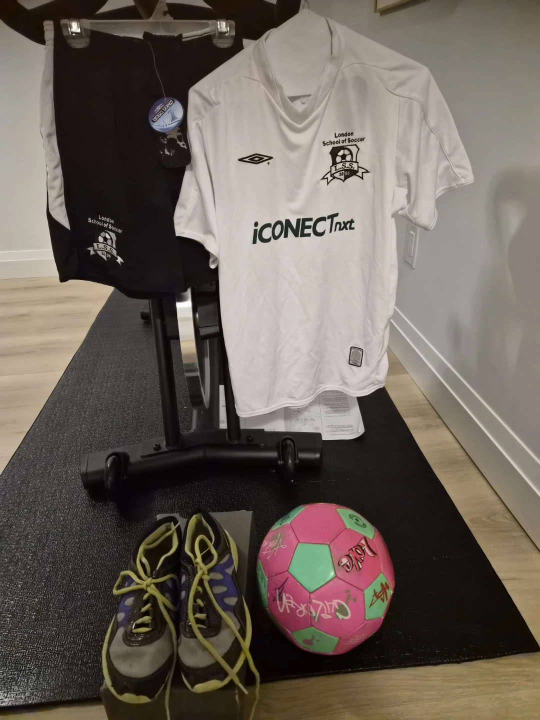 London School of Soccer Uniform Jersey and Shorts