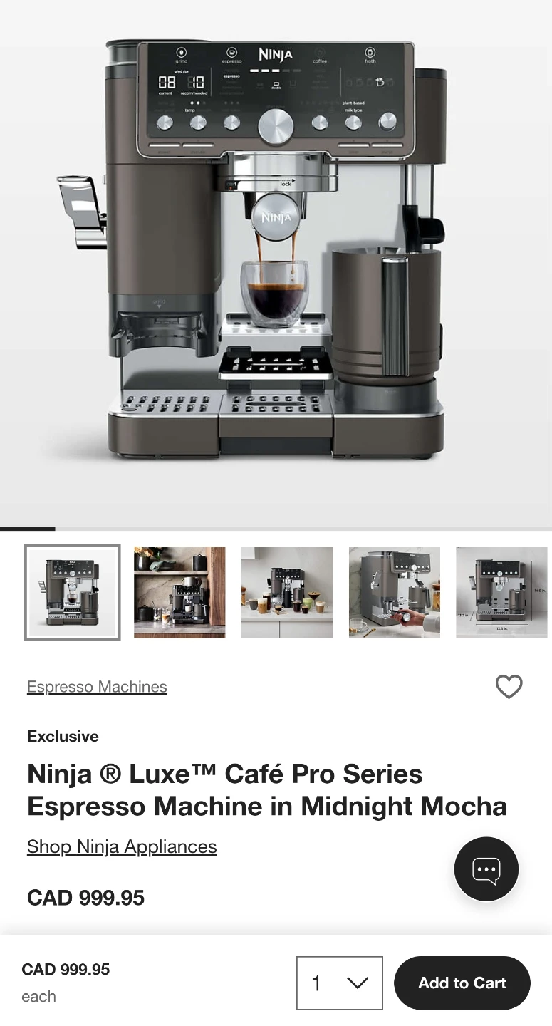 Midnight Mocha- Ninja Luxe Cafe Pro Series Coffee Maker 4 in 1 - photo 5