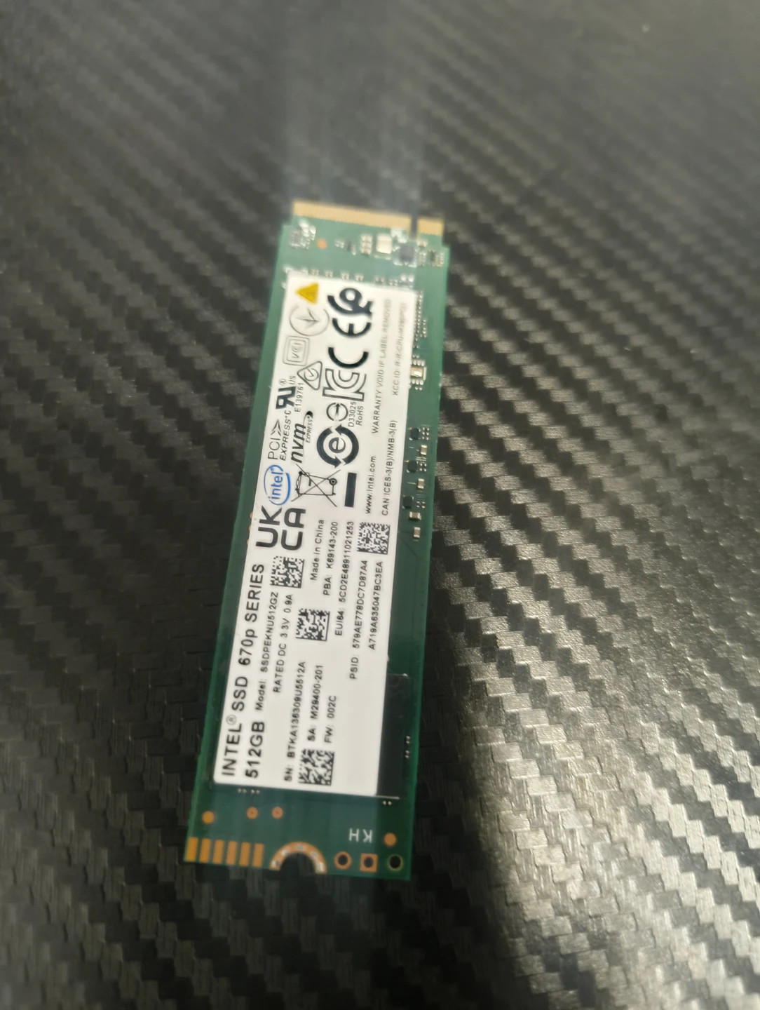 Ssd nvme 512gb gen3