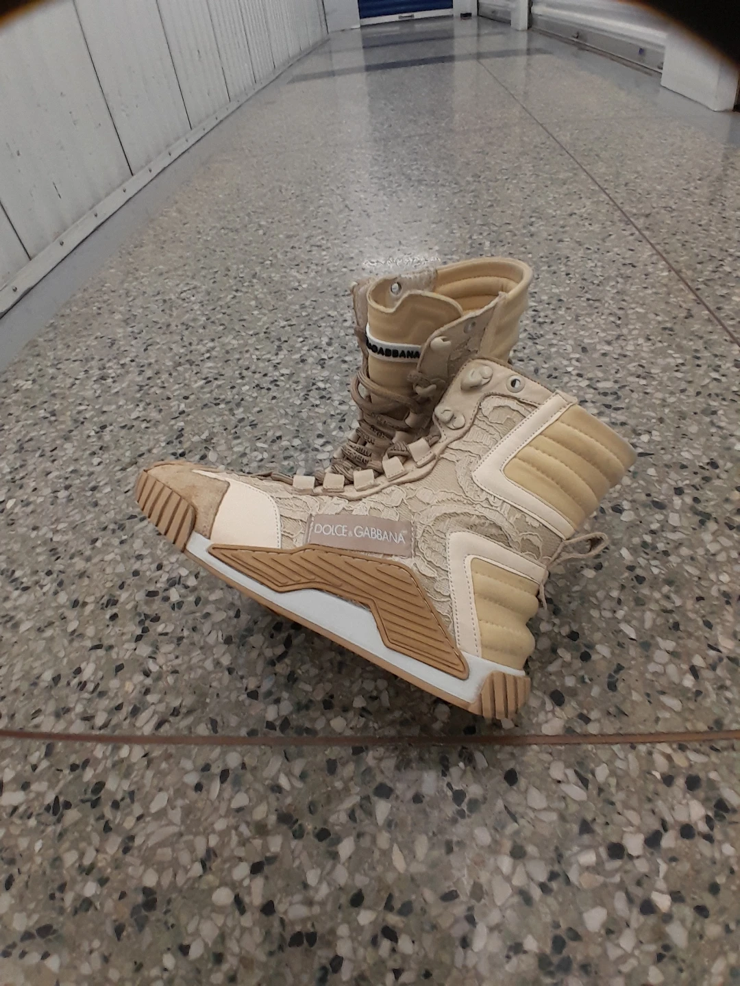Dolce & Gabbana High-Top Sneakers Women's Size  7 - photo 5