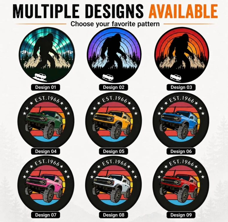 Spare Tire Cover - SUV Off-Road Design - photo 4