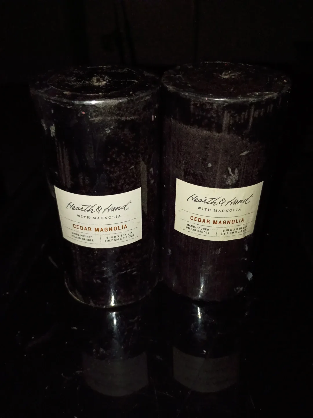 Hearth & Hand Cedar Magnolia Pillar Candle - photo 2
