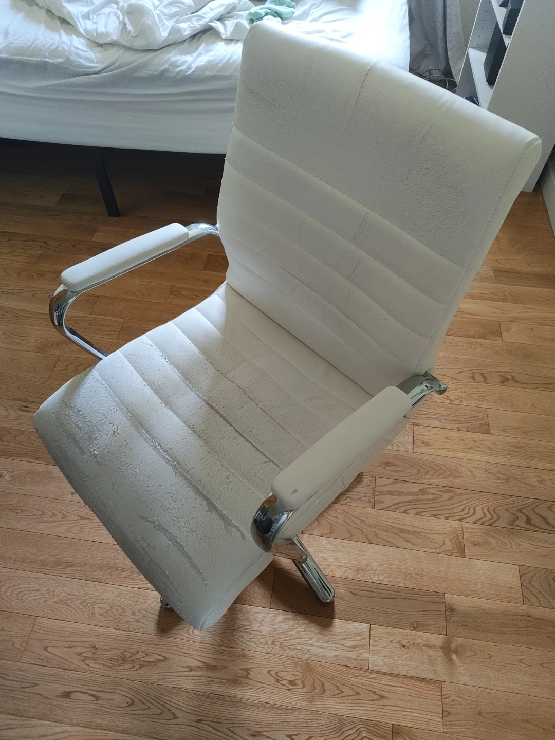 White Office Chair - Some Wear